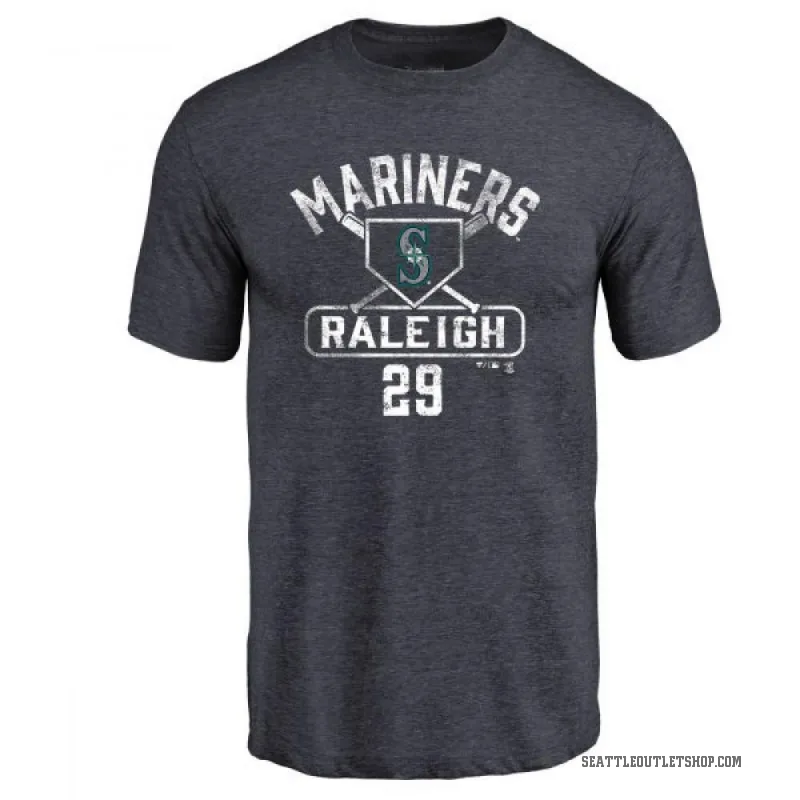 Men's Teoscar Hernandez Seattle Mariners Backer T-Shirt - Navy