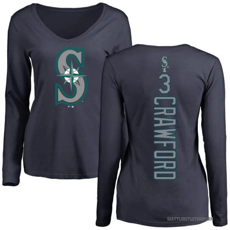 Men's Jay Buhner Seattle Mariners Backer T-Shirt - Ash